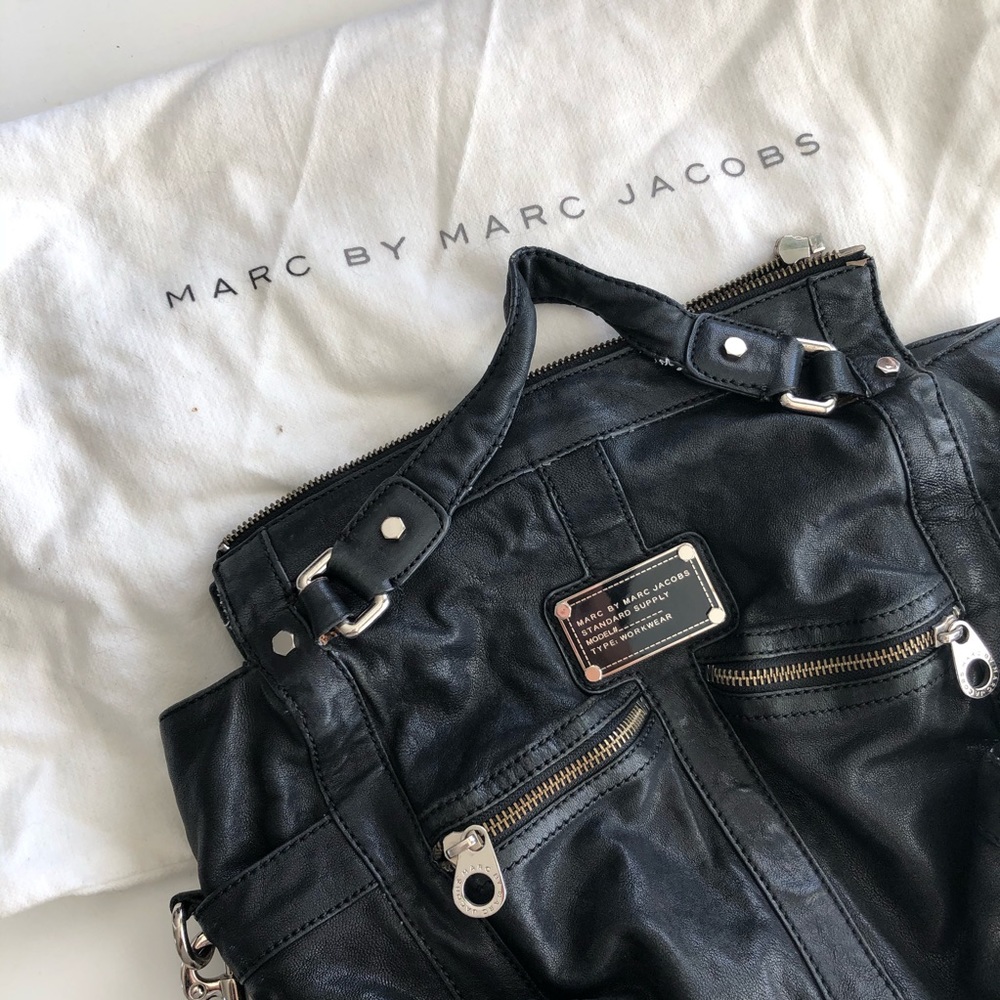 Marc by Marc Jacobs lamb leather bag.